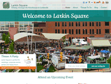 Tablet Screenshot of larkinsquare.com